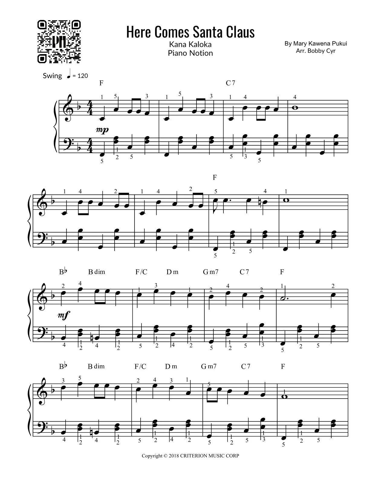 ピアノの楽譜 | 無料PDF — Piano Notion